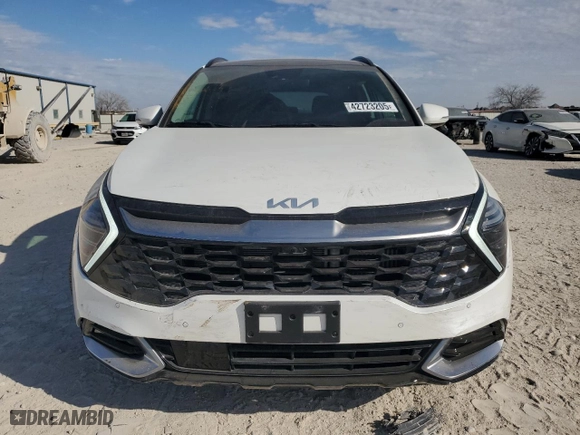 2025 Kia Sportage Hybrid SX-Prestige with VIN KNDPXCDG1S7177587, listed as a Copart auction lot 42723205 with 6,704 mi miles and Salvage Title. Bid and sale history available at carsss.com. Image 5.