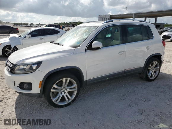 2012 Volkswagen Tiguan SE with VIN WVGAV7AXXCW541290, listed as a Copart auction lot 59353075 with 180,358 mi miles and Clean title. Bid and sale history available at DreamBid. Image 1.