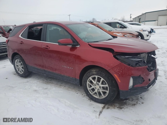 2022 Chevrolet Equinox LT with VIN 3GNAXKEV5NL180030, listed as a Copart auction lot 83838384 with 0 mi miles and Non Repairable. Bid and sale history available at carsss.com. Image 4.