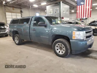 2007 Chevrolet Silverado 1500 Work Truck with VIN 1GCEC14027E544560, listed as a Copart auction lot 48370585 with 186,635 mi miles and Clean Title. Bid and sale history available at carsss.com. Image 4.