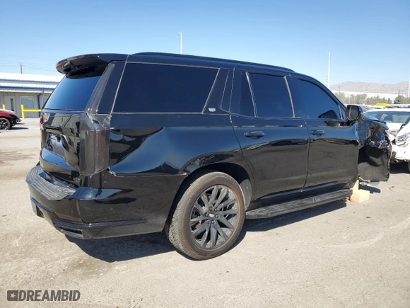 2021 Cadillac Escalade Sport with VIN 1GYS4FKL3MR480604, listed as a Copart auction lot 72822954 with 26,262 mi miles and Salvage Title. Bid and sale history available at carsss.com. Image 3.