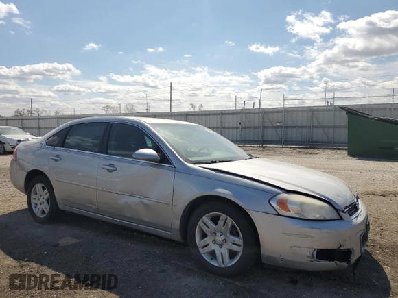 2007 Chevrolet Impala LT with VIN 2G1WC58R579308145, listed as a Copart auction lot 49898245 with 211,875 mi miles and Salvage Title. Bid and sale history available at DreamBid. Image 4.