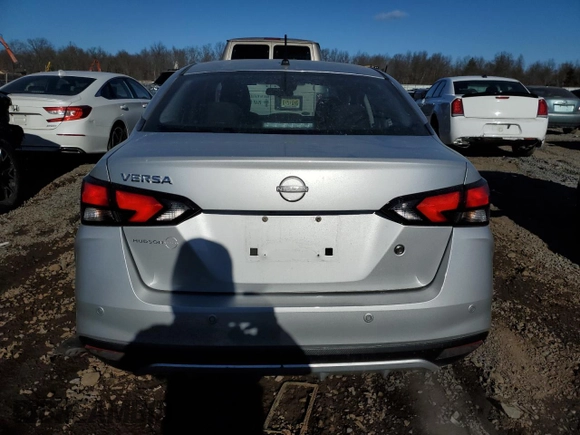 2024 Nissan Versa S with VIN 3N1CN8DV7RL819903, listed as a Copart auction lot 42855805 with 17,120 mi miles and Salvage Title. Bid and sale history available at carsss.com. Image 6.