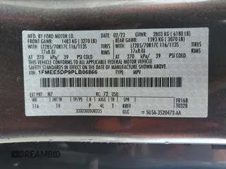 2023 Ford Bronco with VIN 1FMEE5DP9PLB06866, listed as a Copart auction lot 50573715 with 21,043 mi miles and Salvage Title. Bid and sale history available at carsss.com. Image 13.