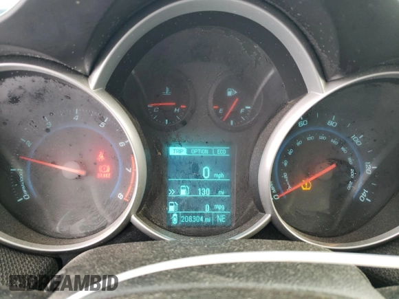 2013 Chevrolet Cruze ECO with VIN 1G1PJ5SB5D7138016, listed as a Copart auction lot 44051745 with 208,304 mi miles and Salvage Title. Bid and sale history available at carsss.com. Image 9.