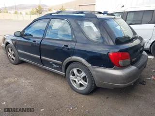2002 Subaru Impreza Wagon Outback Sport with VIN JF1GG685X2H817449, listed as a IAAI auction lot 41670334 with 235,032 mi miles. Bid and sale history available at carsss.com. Image 3.