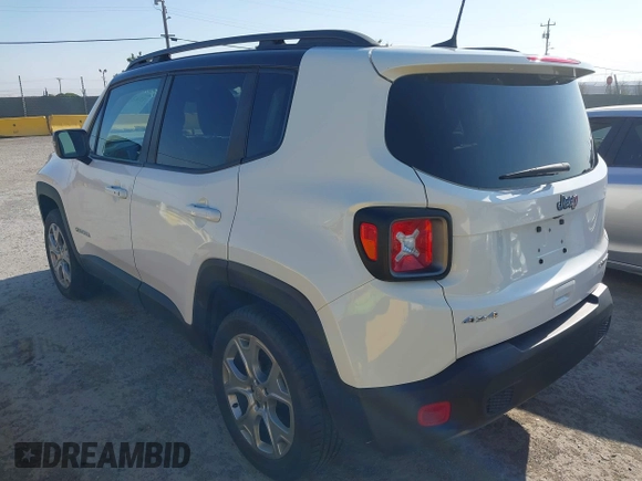2020 Jeep Renegade Limited with VIN ZACNJBD14LPL93837, listed as a IAAI auction lot 42432713 with 60,650 mi miles and . Bid and sale history available at DreamBid. Image 3.