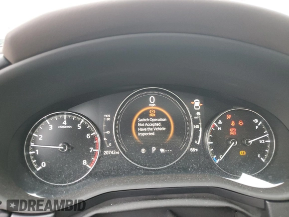 2022 Mazda CX-30 Premium with VIN 3MVDMBDY1NM446064, listed as a Copart auction lot 46527505 with 20,742 mi miles and Salvage Title. Bid and sale history available at DreamBid. Image 9.