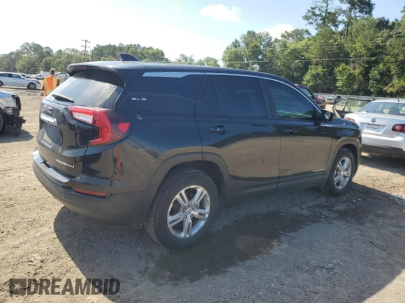 2022 GMC Terrain SLE with VIN 3GKALMEV6NL203500, listed as a Copart auction lot 62190195 with 61,375 mi miles and Salvage title. Bid and sale history available at DreamBid. Image 3.