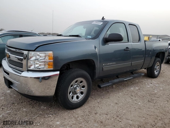 2013 Chevrolet Silverado 1500 LT with VIN 1GCRCSEA2DZ210807, listed as a Copart auction lot 47866665 with 112,534 mi miles and Salvage Title. Bid and sale history available at carsss.com. Image 1.