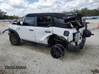 2023 Ford Bronco с VIN 1FMEE5BP1PLB15340, выставлен на аукционе Copart как лот 47647285 с пробегом 36 881 миль миль и На запчасти • Non repairable. История ставок и продаж доступна на DreamBid. Изображение 2.