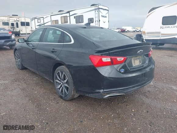2020 Chevrolet Malibu RS with VIN 1G1ZG5ST1LF081799, listed as a IAAI auction lot 41942911 with 98,331 mi miles. Bid and sale history available at carsss.com. Image 3.