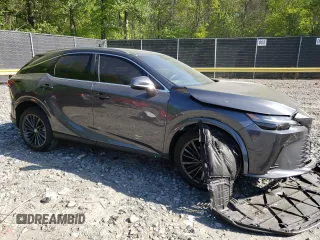 2025 Lexus RX 350 with VIN 2T2BAMCA3SC097099, listed as a Copart auction lot 54710035 with 3,483 mi miles and Salvage title. Bid and sale history available at DreamBid. Image 4.