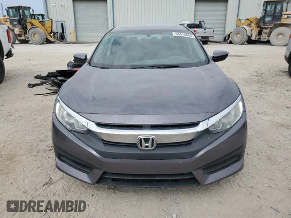 2016 Honda Civic EX with VIN 19XFC2F72GE093543, listed as a Copart auction lot 50415855 with 91,541 mi miles and Salvage Title. Bid and sale history available at DreamBid. Image 5.