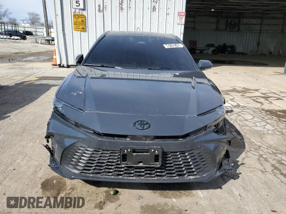 2025 Toyota Camry LE with VIN 4T1DAACK4SU050473, listed as a Copart auction lot 49129745 with 5,363 mi miles and Salvage Title. Bid and sale history available at carsss.com. Image 5.