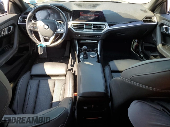 2022 BMW 2 Series 230i with VIN 3MW23CM01N8C59134, listed as a Copart auction lot 70217694 with 10,891 mi miles and Salvage Title. Bid and sale history available at carsss.com. Image 8.