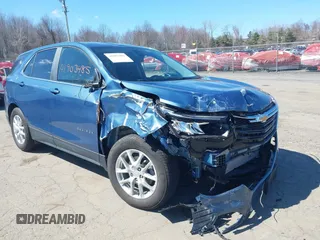 2024 Chevrolet Equinox LT z VIN 3GNAXUEG2RL327665, wystawiony jako IAAI lot #41903485 z przebiegiem 9 211 mil mil oraz . Historia ofert i sprzedaży dostępna na DreamBid. Obrazek 1.