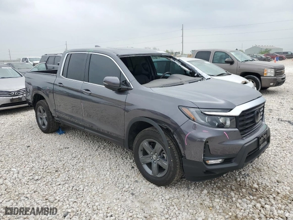 2023 Honda Ridgeline RTL with VIN 5FPYK3F5XPB025508, listed as a Copart auction lot 50920095 with 3,913 mi miles and Salvage Title. Bid and sale history available at carsss.com. Image 4.