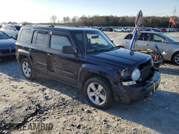2013 Jeep Patriot Latitude with VIN 1C4NJPFB1DD191673, listed as a Copart auction lot 42014715 with 141,349 mi miles and Salvage Title. Bid and sale history available at carsss.com. Image 4.