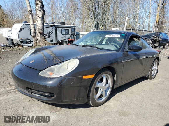 2000 Porsche 911 z VIN WP0AA2993YS621294, wystawiony jako Copart lot #47546345 z przebiegiem Nie podano mil oraz Szkoda całkowita • Salvage title. Historia ofert i sprzedaży dostępna na DreamBid. Obrazek 1.
