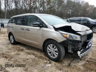 2015 Kia Sedona LX with VIN KNDMB5C16F6020174, listed as a Copart auction lot 45802495 with 103,570 mi miles and Salvage Title. Bid and sale history available at DreamBid. Image 4.