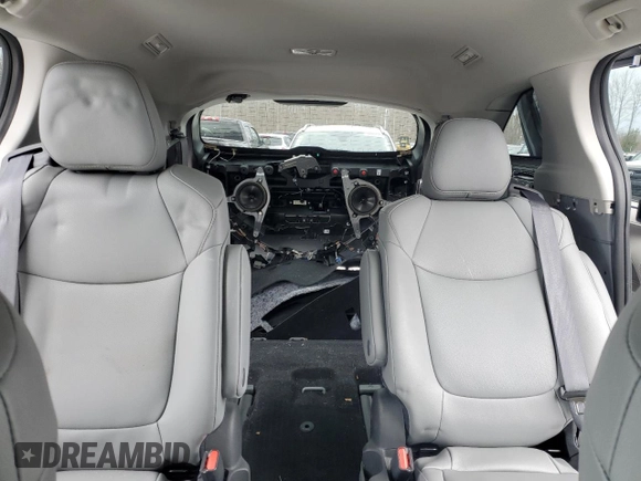 2023 Toyota Sienna XLE with VIN 5TDYSKFC3PS075955, listed as a Copart auction lot 43948445 with 24,477 mi miles and Salvage Title. Bid and sale history available at carsss.com. Image 10.