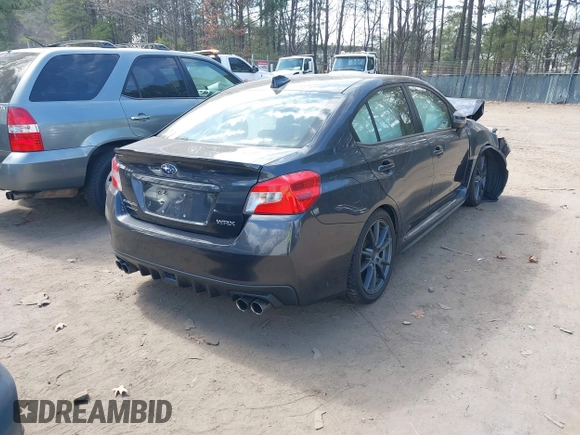 2016 Subaru WRX Limited with VIN JF1VA1L64G9822546, listed as a IAAI auction lot 41839448 with 96,544 mi miles. Bid and sale history available at carsss.com. Image 4.