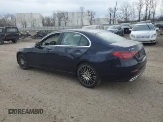 2022 Mercedes-Benz C 300 with VIN W1KAF4HB7NR061578, listed as a Copart auction lot 50004145 with 22,241 mi miles and Salvage Title. Bid and sale history available at DreamBid. Image 2.