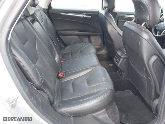 2014 Ford Fusion Titanium Hybrid with VIN 3FA6P0RU1ER291455, listed as a IAAI auction lot 41821152 with 108,408 mi miles. Bid and sale history available at carsss.com. Image 8.