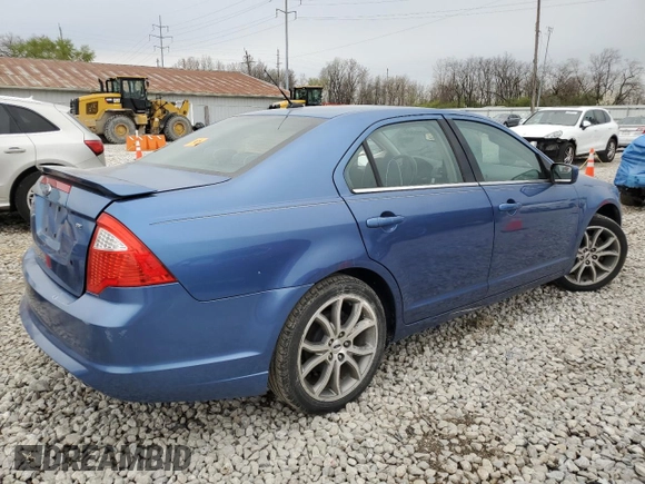 2010 Ford Fusion SE with VIN 3FAHP0HAXAR267083, listed as a Copart auction lot 52255395 with 0 mi miles and Salvage Title. Bid and sale history available at carsss.com. Image 3.