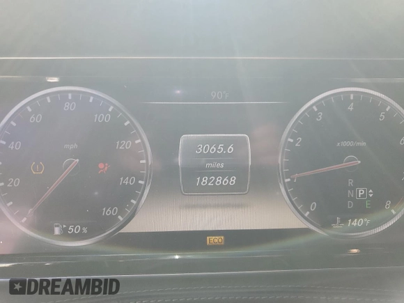 2014 Mercedes-Benz S-Class S 550 with VIN WDDUG8CB3EA034899, listed as a Copart auction lot 48773355 with 182,868 mi miles and Salvage Title. Bid and sale history available at carsss.com. Image 9.