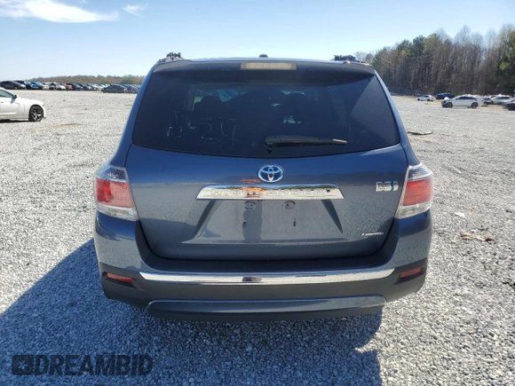 2013 Toyota Highlander Limited with VIN JTEDC3EH7D2017862, listed as a Copart auction lot 48812275 with 153,983 mi miles and Salvage title. Bid and sale history available at DreamBid. Image 6.
