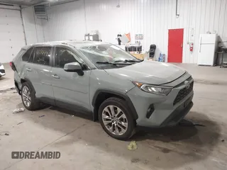 2019 Toyota RAV4 XLE Premium with VIN JTMA1RFV7KD513993, listed as a IAAI auction lot 41774447 with 51,378 mi miles. Bid and sale history available at carsss.com. Image 1.