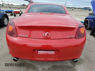 2002 Lexus SC with VIN JTHFN48Y620002298, listed as a Copart auction lot 75175054 with Not Provided miles and Non Repairable. Bid and sale history available at carsss.com. Image 6.