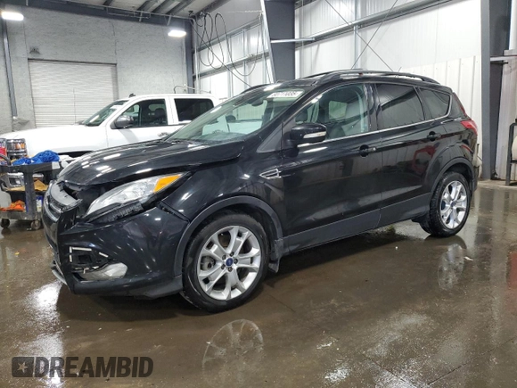 2013 Ford Escape SEL with VIN 1FMCU9HX3DUD40289, listed as a Copart auction lot 60711035 with 166,100 mi miles and Salvage title. Bid and sale history available at DreamBid. Image 1.