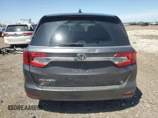 2019 Honda Odyssey EX with VIN 5FNRL6H50KB040732, listed as a Copart auction lot 57309715 with 109,399 mi miles and Salvage title. Bid and sale history available at DreamBid. Image 6.