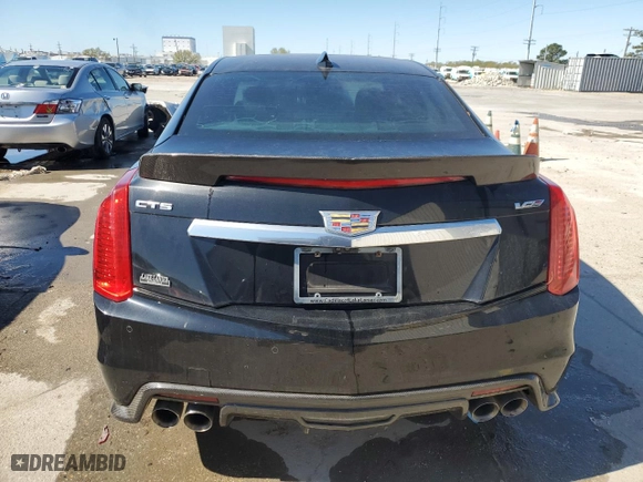 2017 Cadillac CTS-V Sedan with VIN 1G6A15S69H0171280, listed as a Copart auction lot 48959565 with 0 mi miles and Non Repairable. Bid and sale history available at carsss.com. Image 6.