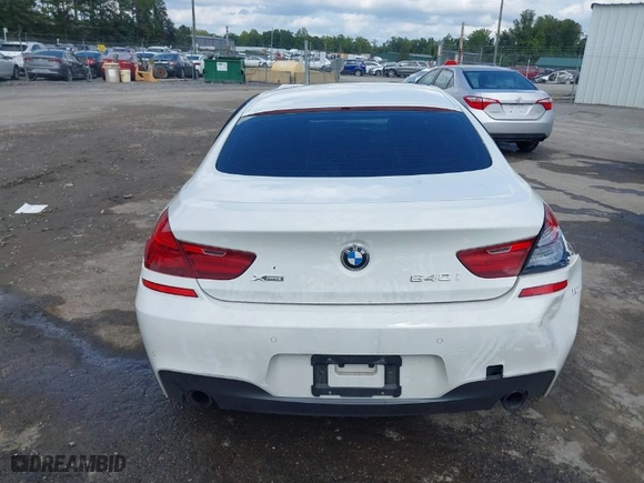 2017 BMW 6 Series 640i xDrive with VIN WBA6D2C5XHGT66310, listed as a IAAI auction lot 40489981 with 1 mi miles. Bid and sale history available at carsss.com. Image 15.