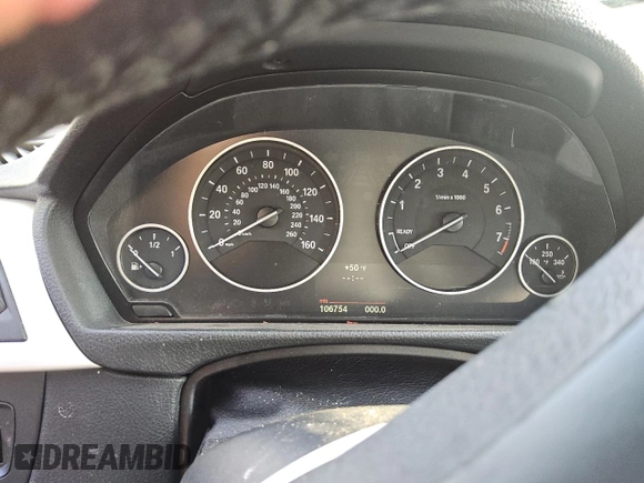 2013 BMW 3 Series 328i xDrive with VIN WBA3B3C51DJ811089, listed as a Copart auction lot 87579905 with 106,754 mi miles and Salvage title. Bid and sale history available at DreamBid. Image 9.