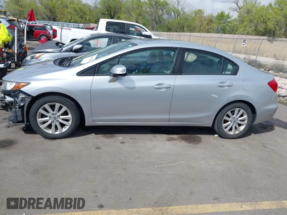 2012 Honda Civic EX with VIN 2HGFB2F81CH610374, listed as a IAAI auction lot 42019951 with 109,835 mi miles and . Bid and sale history available at DreamBid. Image 15.