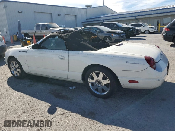 2003 Ford Thunderbird Deluxe z VIN 1FAHP60A83Y113992, wystawiony jako Copart lot #77277574 z przebiegiem Nie podano mil oraz Nie do naprawy • Non repairable. Historia ofert i sprzedaży dostępna na DreamBid. Obrazek 2.
