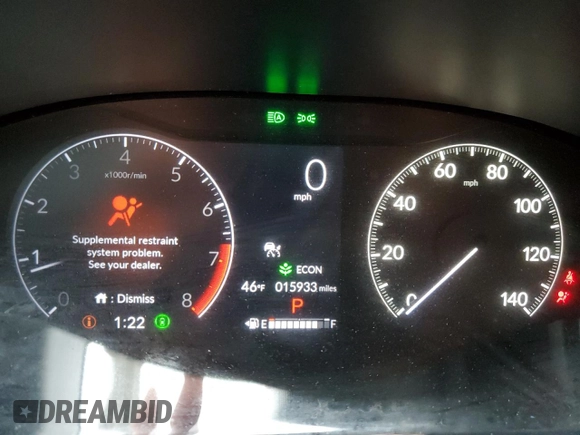 2024 Honda HR-V Sport z VIN 3CZRZ2H53RM757407, wystawiony jako Copart lot #54788665 z przebiegiem 15 933 mil mil oraz Szkoda całkowita • Salvage title. Historia ofert i sprzedaży dostępna na DreamBid. Obrazek 9.
