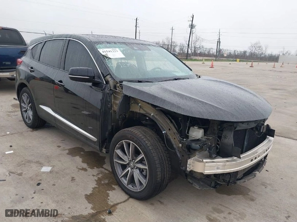 2020 Acura RDX w/Technology Pkg with VIN 5J8TC1H5XLL019279, listed as a IAAI auction lot 41541323 with 33,994 mi miles. Bid and sale history available at carsss.com. Image 1.
