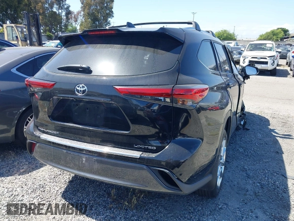 2023 Toyota Highlander L with VIN 5TDKDRAH5PS012464, listed as a IAAI auction lot 42071629 with 49,958 mi miles and . Bid and sale history available at DreamBid. Image 4.