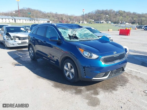 2019 Kia Niro LX with VIN KNDCB3LC3K5256718, listed as a IAAI auction lot 41877386 with 70,373 mi miles. Bid and sale history available at carsss.com. Image 1.