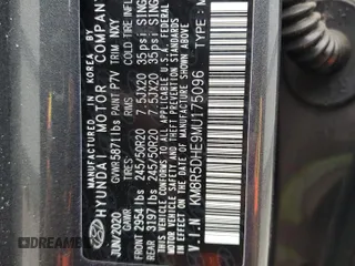 2021 Hyundai Palisade Limited z VIN KM8R5DHE9MU175096, wystawiony jako Copart lot #45798015 z przebiegiem 63 137 mil mil oraz Szkody całkowita. Historia ofert i sprzedaży dostępna na DreamBid. Obrazek 13.