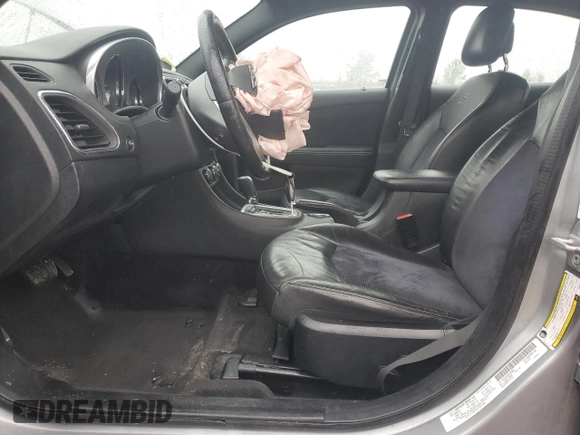 2013 Chrysler 200 Limited with VIN 1C3CCBCG7DN600889, listed as a Copart auction lot 46275575 with 124,263 mi miles and Salvage Title. Bid and sale history available at carsss.com. Image 7.