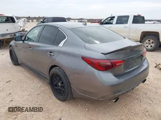 2018 Infiniti Q50 3.0t LUXE with VIN JN1EV7AR7JM432434, listed as a IAAI auction lot 41794112 with 48,666 mi miles. Bid and sale history available at carsss.com. Image 3.