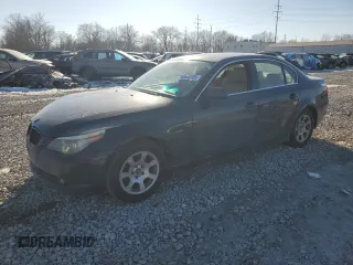 2004 BMW 5 Series 525i with VIN WBANA53504B850659, listed as a Copart auction lot 42655185 with 165,623 mi miles and Salvage Title. Bid and sale history available at carsss.com. Image 1.