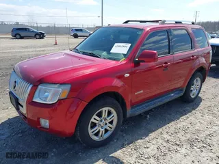 2008 Mercury Mariner Premier with VIN 4M2CU97168KJ20237, listed as a IAAI auction lot 42002884 with 171,895 mi miles. Bid and sale history available at carsss.com. Image 2.